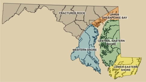 Groundwater zones